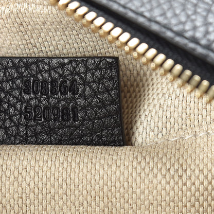Gucci Pebbled Calfskin Small Soho Disco Bag Black 7 of 9