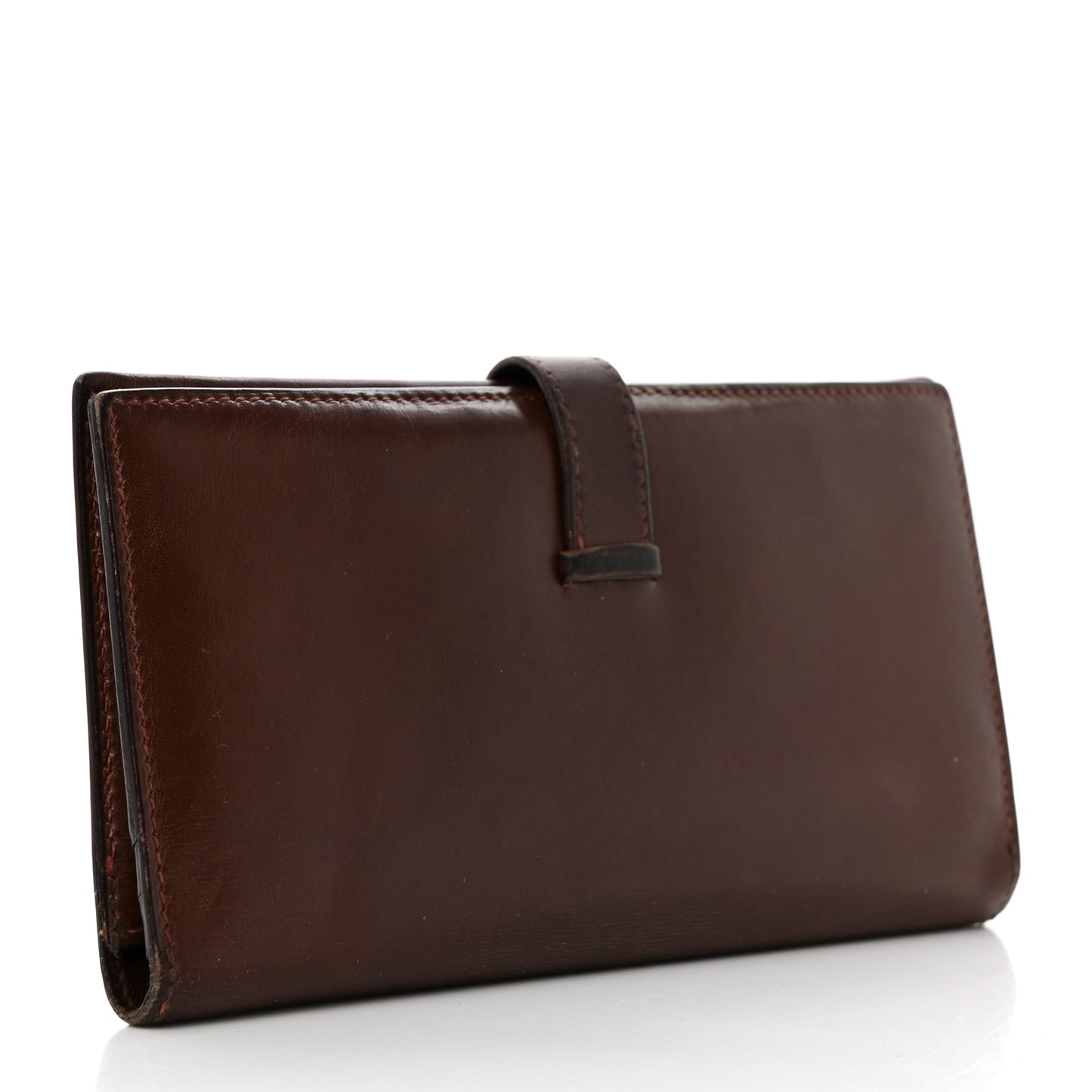 Box Bearn Gusset Wallet Havane