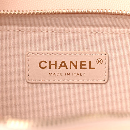 Chanel Caviar Quilted Large Like A Wallet Flap Light Beige 7 of 10