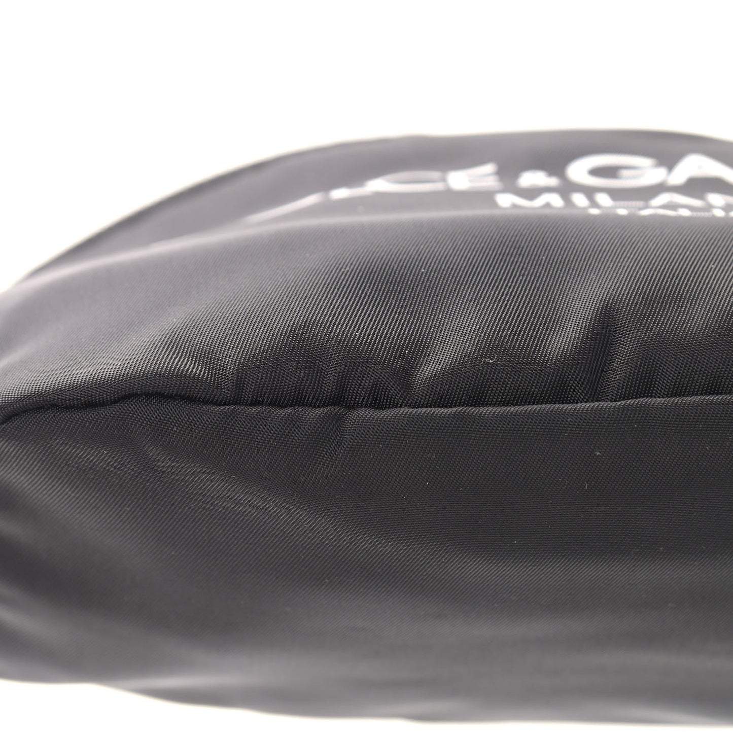 Nylon Logo Belt Bag Black