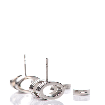 Hermes Palladium Pop H Earrings 3 of 5