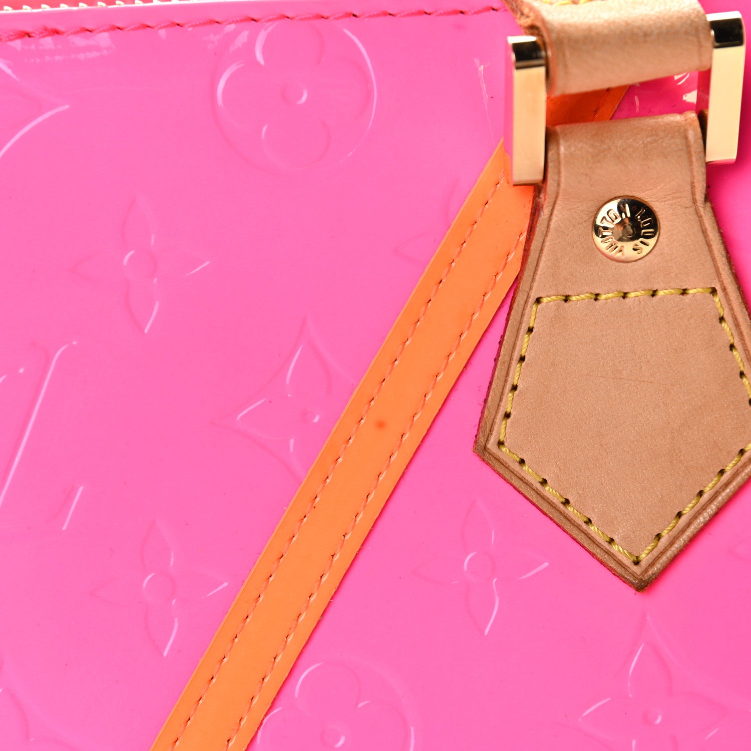 Louis Vuitton Vernis Fluo Houston Rose 6 of 11