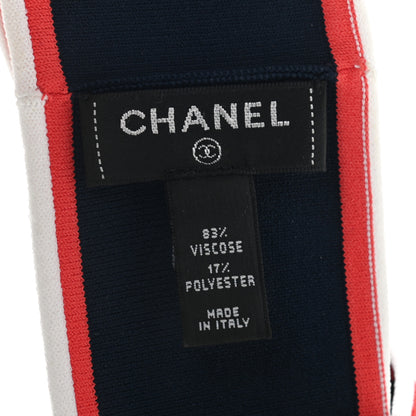 Chanel Mixed Fibers CC Headband Navy 4 of 4