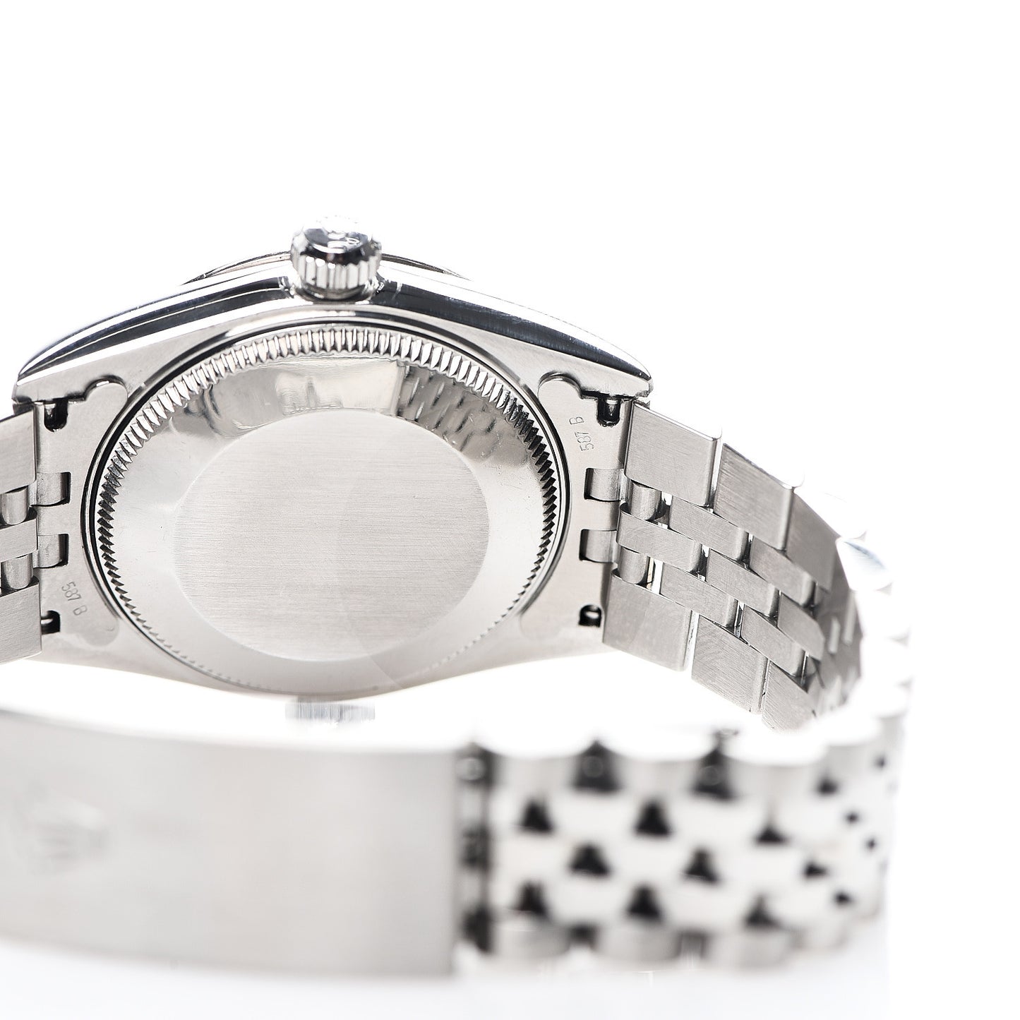 Stainless Steel 18K White Gold 31mm Oyster Perpetual Datejust Watch Silver Roman 78240