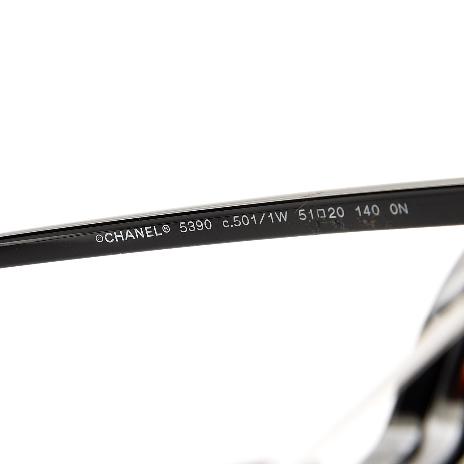 Chanel Clip On Sunglasses 5390 Black Tortoise 10 of 14