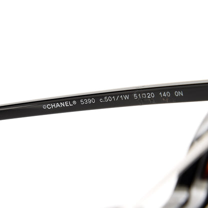 Chanel Clip On Sunglasses 5390 Black Tortoise 10 of 14