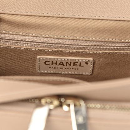 Chanel Caviar Quilted Medium Business Affinity Flap Beige 6 of 10