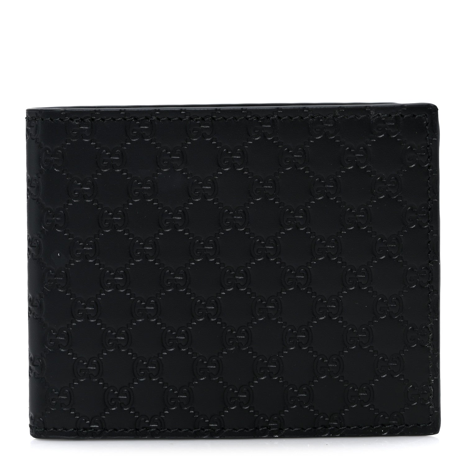 Gucci Micoguccissima Bi-Fold Wallet Black 9 of 9