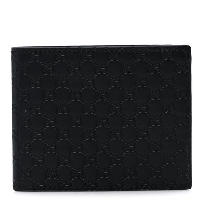 Gucci Micoguccissima Bi-Fold Wallet Black 9 of 9