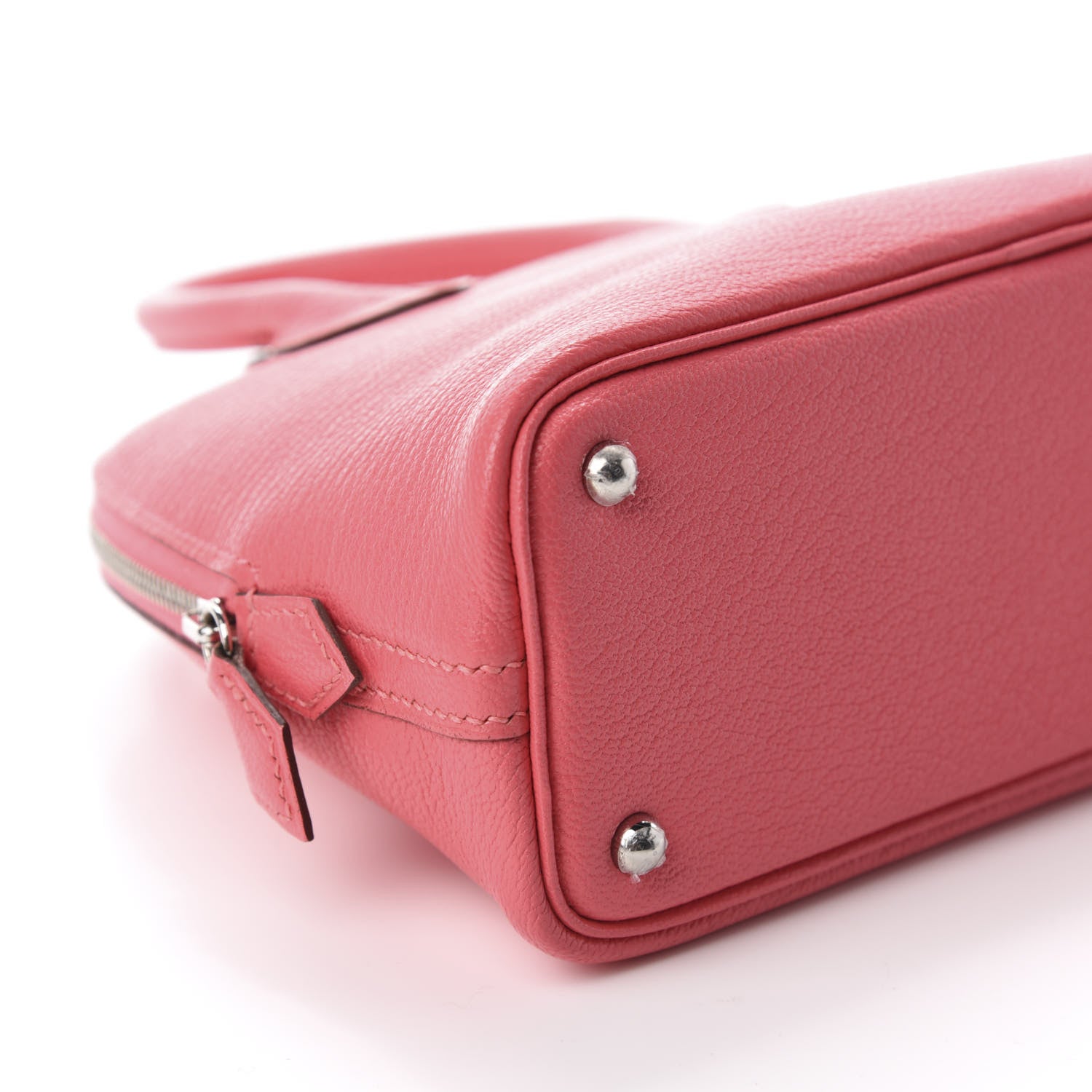 Hermes Chevre Mysore Mini 1923 Bolide Rose Lipstick 5 of 9