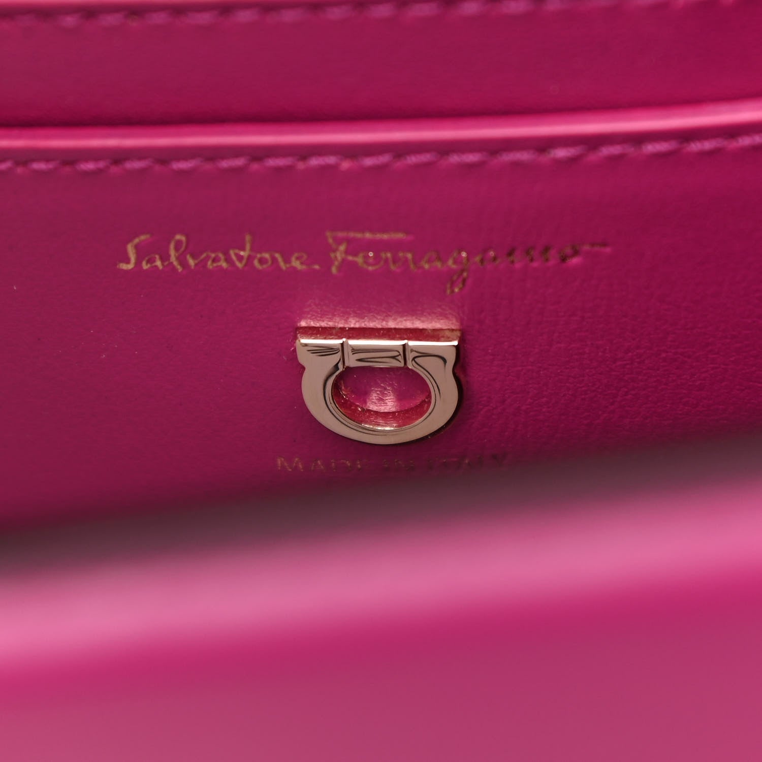 Salvatore Ferragamo Smooth Calfskin Mini Boxyz Pink 6 of 11