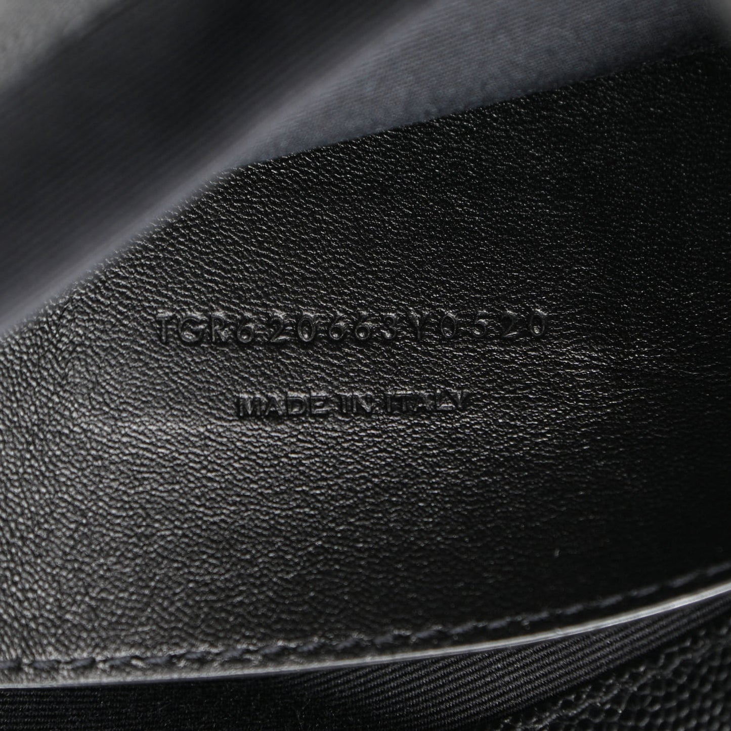Grain De Poudre Medium West Hollywood Monogram Fold-Over Black