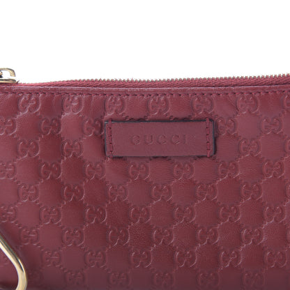 Gucci Microguccissima Key Ring Coin Case Hibiscus Red 10 of 10
