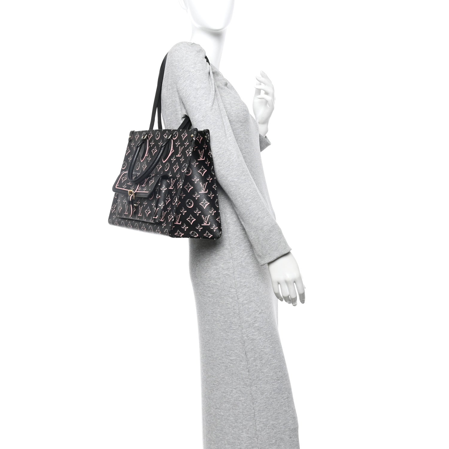 Louis Vuitton Monogram Fall for You LV Neo Onthego MM Black 2 of 9