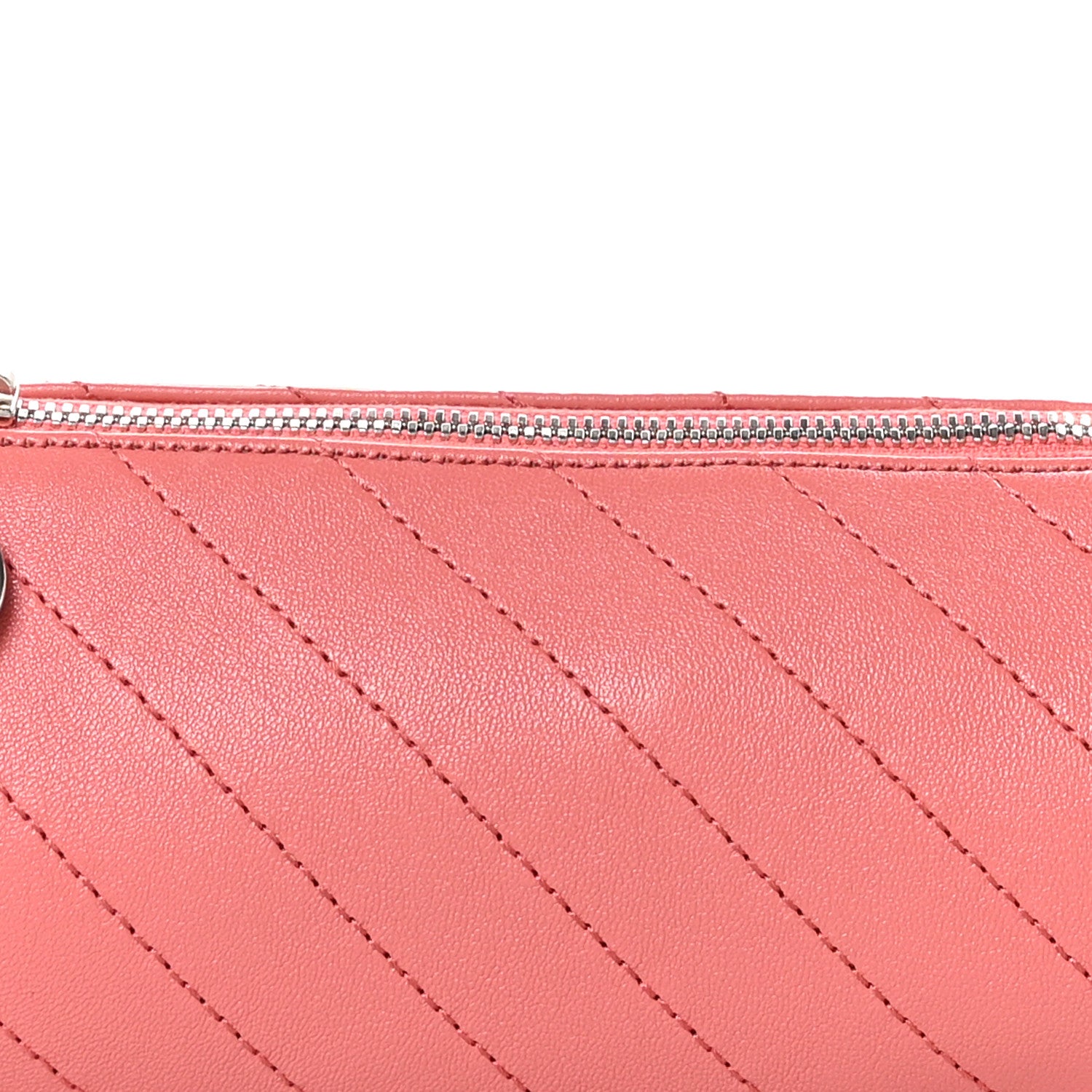 Gucci Sakai Be Green Calfskin Diagonal Stitched Mini Blondie Barrel Shoulder Bag Pink 8 of 10