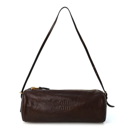 Miu Miu Nappa Aviator Mini Pouch Briarwood 1 of 12