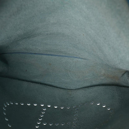 Hermes Taurillon Clemence Evelyne III GM Blue Jean 5 of 11