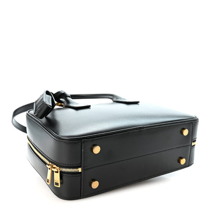 Saint Laurent Smooth Calfskin Small SLP Bauletto Bag Black 4 of 10
