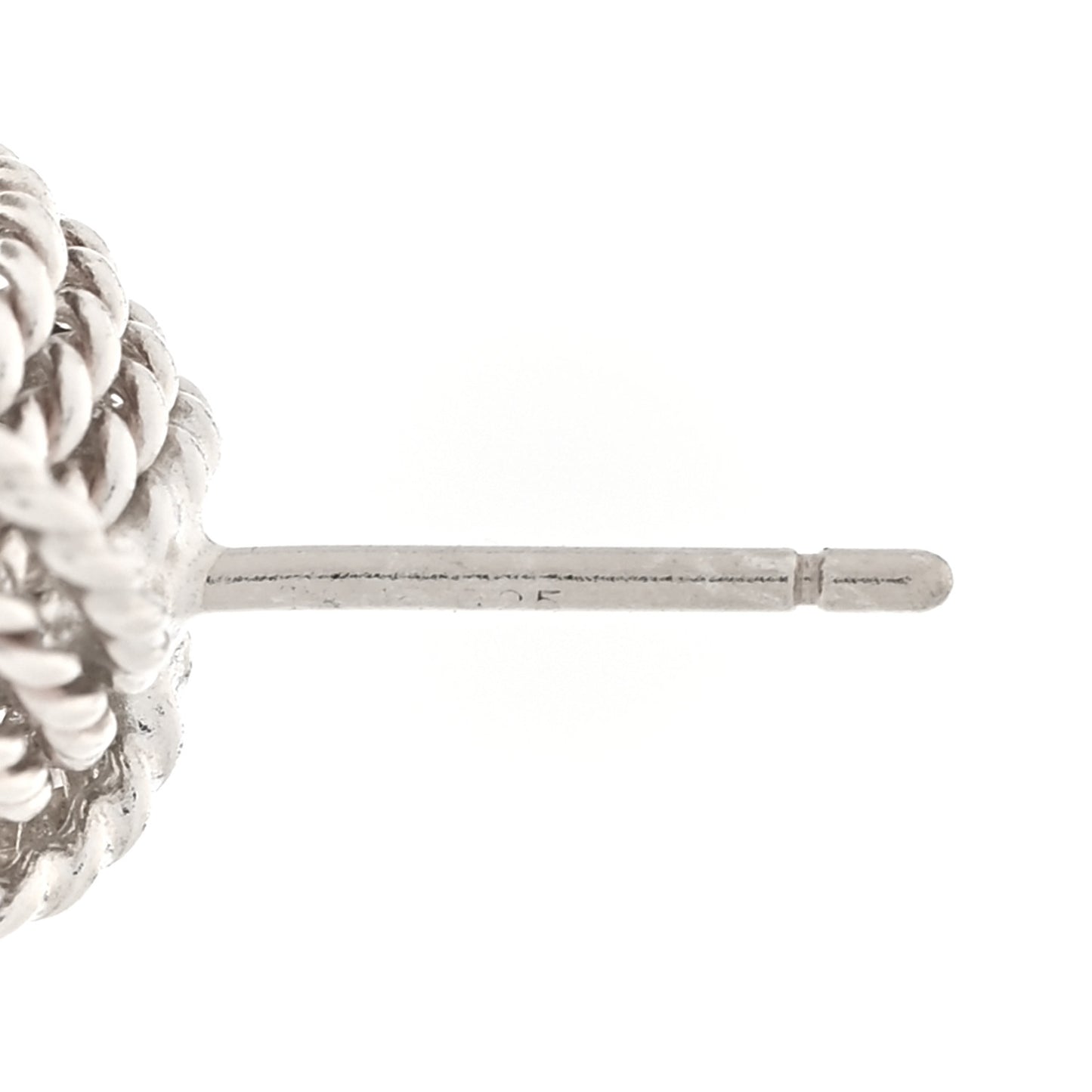 Sterling Silver Twist Knot Earrings