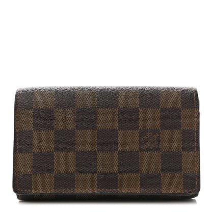 Louis Vuitton Damier Ebene Porte-Monnaie Billets Tresor Wallet 1 of 14
