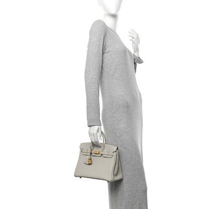 Hermes Togo Birkin 25 Gris Pale 2 of 11