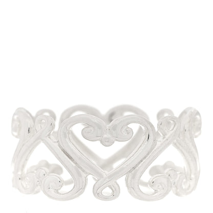 Tiffany Sterling Silver Paloma Picasso Venezia Goldoni Band Ring 58 8.25 3 of 4