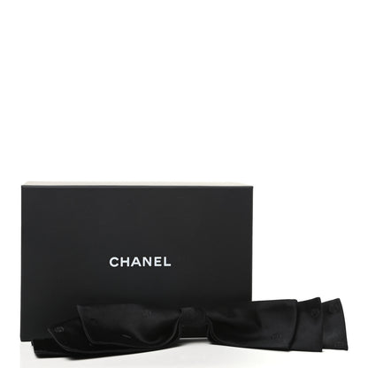 Chanel Satin CC Hair Clip Bow Black 6 of 6