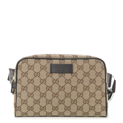 Gucci Monogram Belt Bag Dark Brown 1 of 10