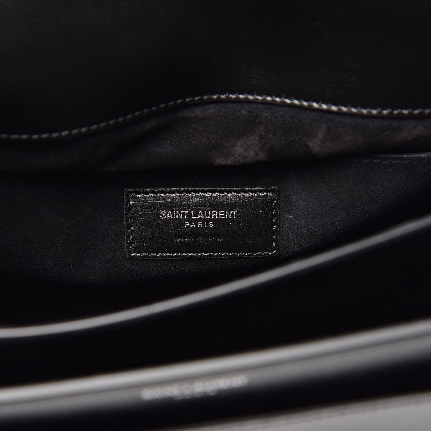 Saint Laurent Calfskin Large Monogram Sunset Black 7 of 10