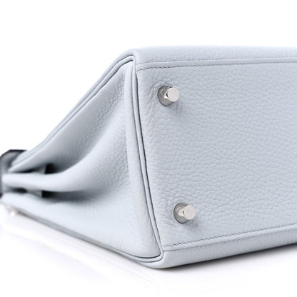 Hermes Togo Kelly Retourne 28 Bleu Pale 8 of 10