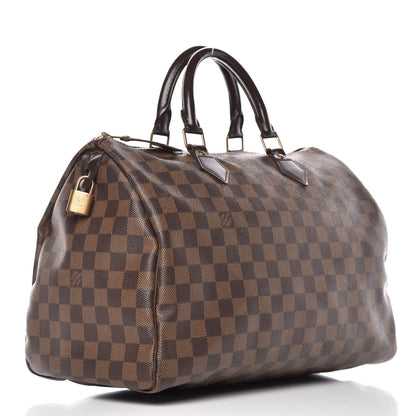 Louis Vuitton Damier Ebene Speedy 35 3 of 18
