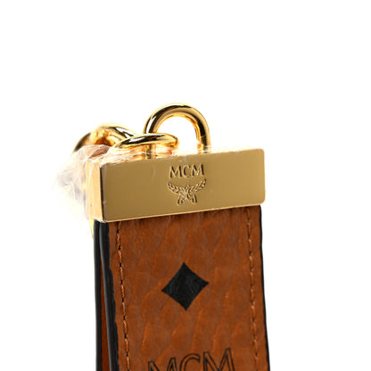 MCM Visetos Key Ring Cognac 3 of 4