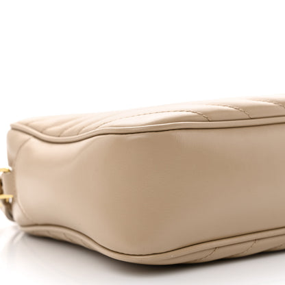 Saint Laurent Calfskin Matelasse Monogram Lou Camera Bag Nude Powder 10 of 18