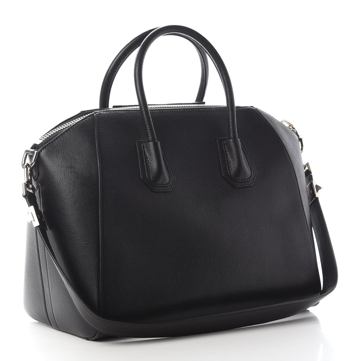Sugar Goatskin Medium Antigona Black