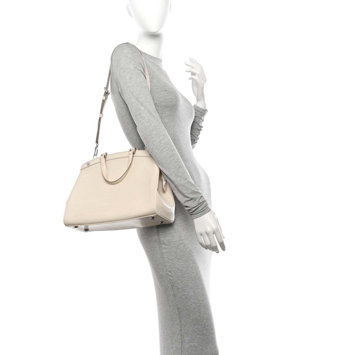 Louis Vuitton Epi Brea MM Ivory 2 of 9