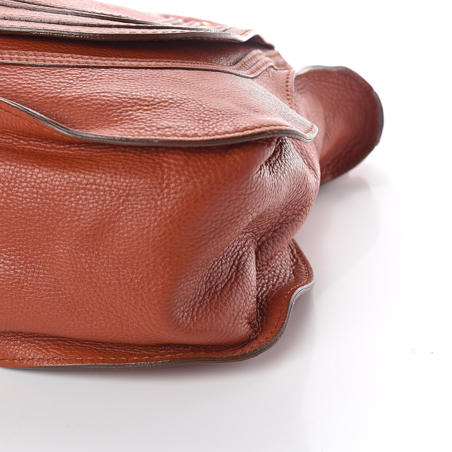 Chloe Calfskin Large Marcie Satchel Maple Leaf 10 of 10