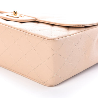 Chanel Caviar Quilted Jumbo Single Flap Beige Clair 7 of 11