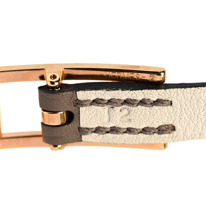 Hermes Swift Behapi Double Tour Bracelet T2 Etoupe Nata 4 of 5