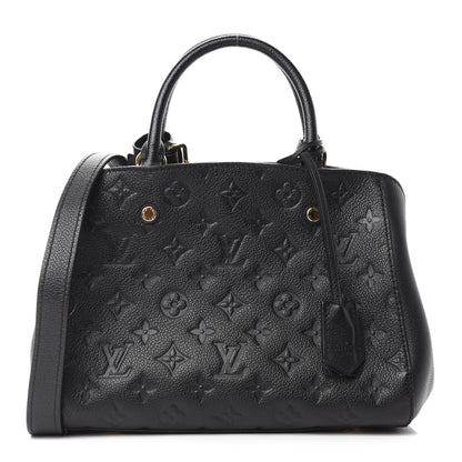 Louis Vuitton Empreinte Montaigne BB Black 1 of 10
