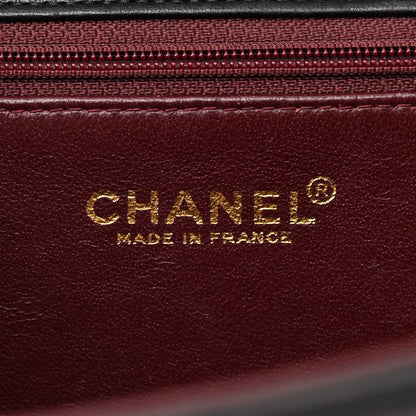 Chanel Lambskin Quilted Small Single Flap Bag Black 6 of 13