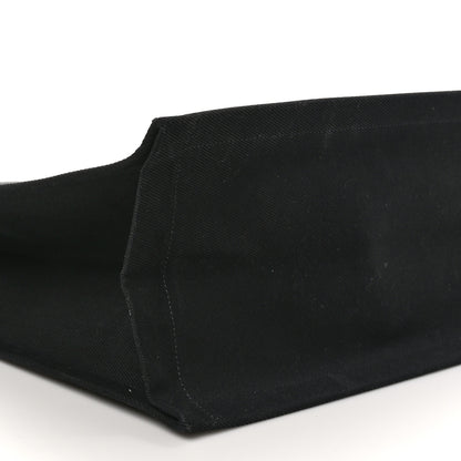 Saint Laurent Linen Calfskin Rive Gauche Tote Black 9 of 10