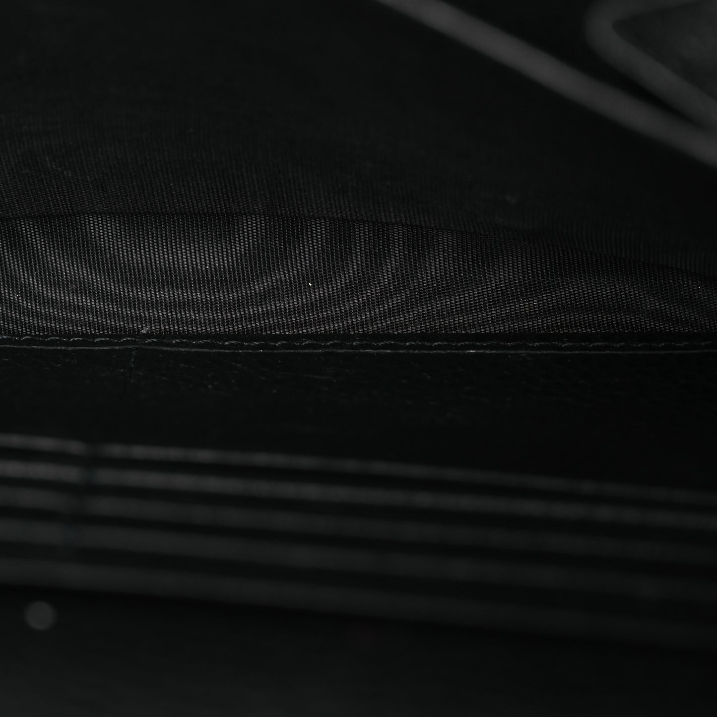 Calfskin Mini Dionysus Chain Wallet Black