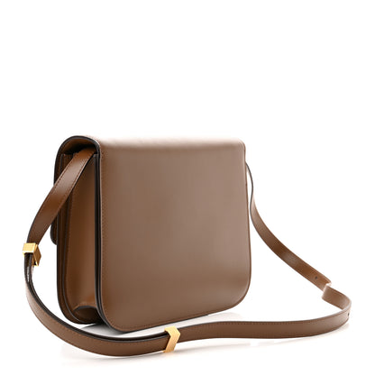 Celine Box Calfskin Medium Classic Box Flap Bag Camel 3 of 14