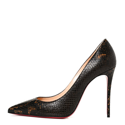 Christian Louboutin Calf Amazonia So Kate 100 Pumps 39 Dark Brown 1 of 11
