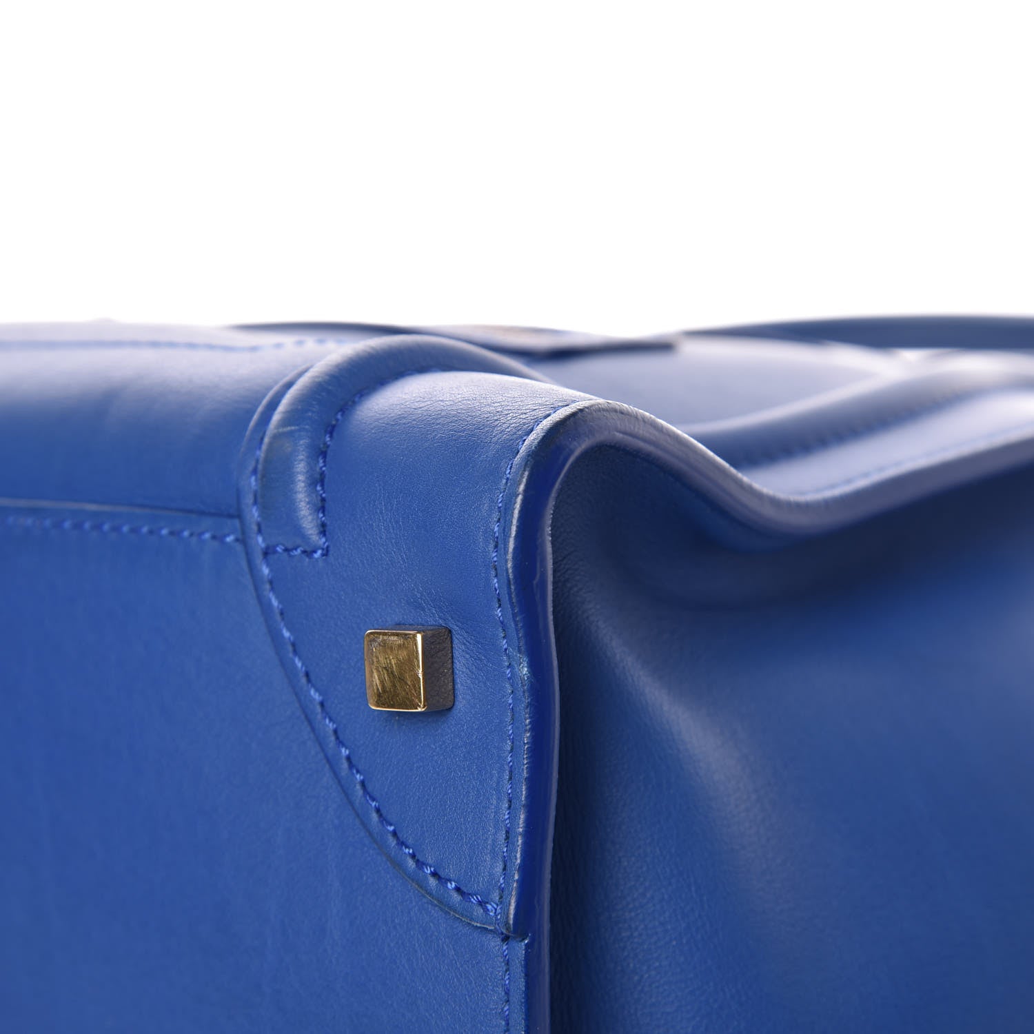 Celine Smooth Calfskin Mini Luggage Royal Blue 12 of 16