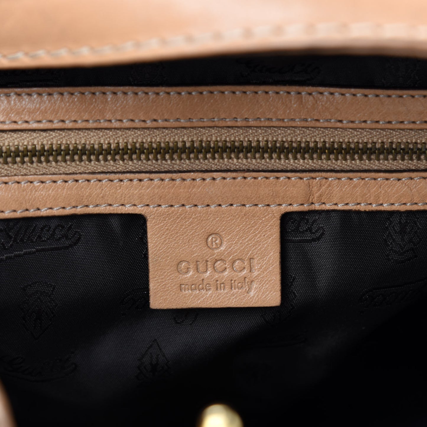 Calfskin Large Jockey Hobo Tan