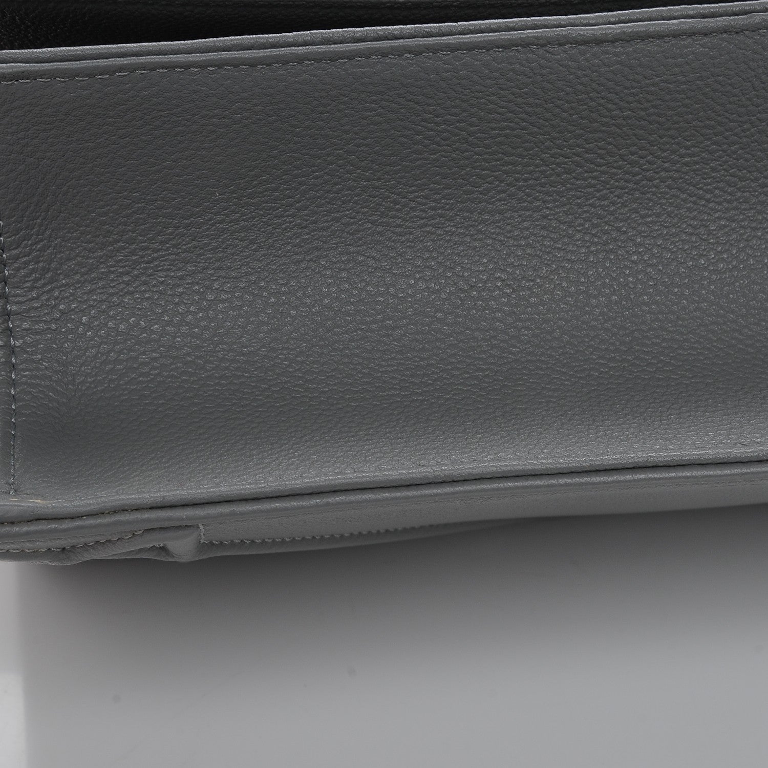 Christian Dior Grained Calfskin Medium Diorama Flap Bag Gris 9 of 11