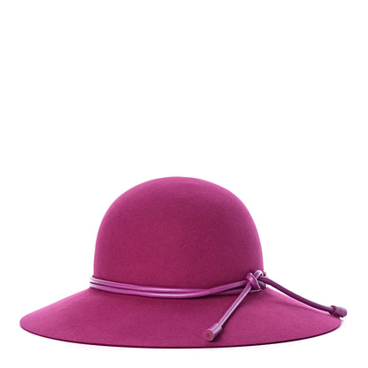 Hermes Rabbit Felt Lambskin Vicky Hat 57 Anemone 1 of 6