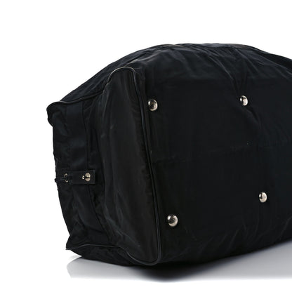 Prada Tessuto Nylon Saffiano Viaggio Duffle Black 7 of 10