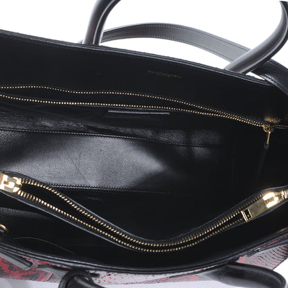 Saint Laurent Python Mini Sac de Jour Tote Ruby 5 of 8